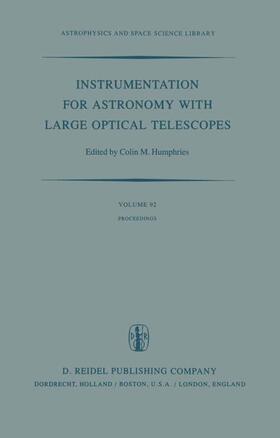 Humphries |  Instrumentation for Astronomy with Large Optical Telescopes | Buch |  Sack Fachmedien
