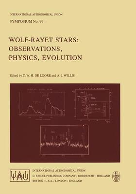 de Loore / Willis |  Wolf-Rayet Stars: Observations, Physics, Evolution | Buch |  Sack Fachmedien