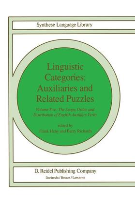 Heny / Richards |  Linguistic Categories: Auxiliaries and Related Puzzles | Buch |  Sack Fachmedien