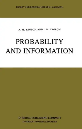 Yaglom |  Probability and Information | Buch |  Sack Fachmedien