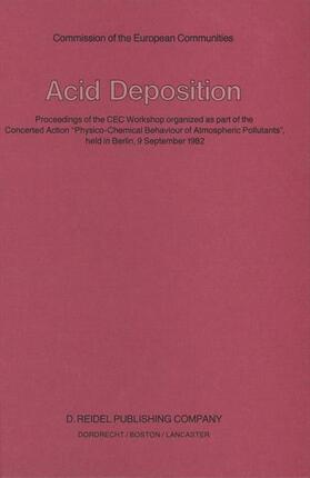 Beilke / Elshout |  Acid Deposition | Buch |  Sack Fachmedien