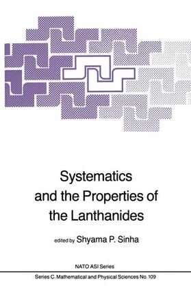 Sinha |  Systematics and the Properties of the Lanthanides | Buch |  Sack Fachmedien