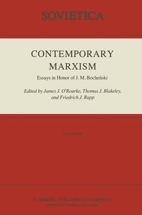 O'Rourke / Blakeley / Rapp |  Contemporary Marxism | Buch |  Sack Fachmedien