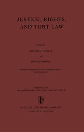 Chapman / Bayles |  Justice, Rights, and Tort Law | Buch |  Sack Fachmedien