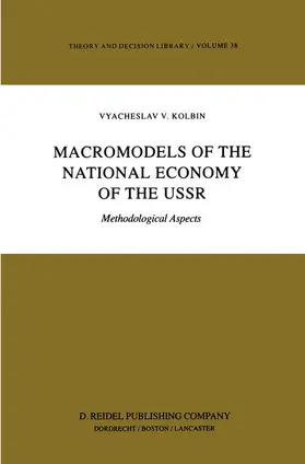 Kolbin |  Macromodels of the National Economy of the USSR | Buch |  Sack Fachmedien