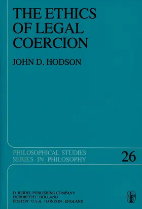 Hodson |  The Ethics of Legal Coercion | Buch |  Sack Fachmedien