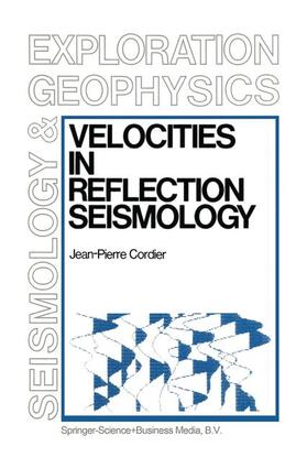 Cordier |  Velocities in Reflection Seismology | Buch |  Sack Fachmedien