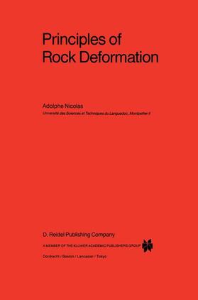 Nicolas |  Principles of Rock Deformation | Buch |  Sack Fachmedien