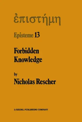 Rescher |  Forbidden Knowledge | Buch |  Sack Fachmedien