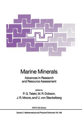 Teleki / von Stackelberg / Dobson |  Marine Minerals | Buch |  Sack Fachmedien