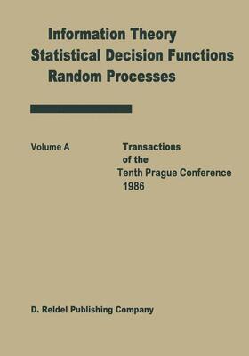 Vísek |  Transactions of the Tenth Prague Conferences | Buch |  Sack Fachmedien