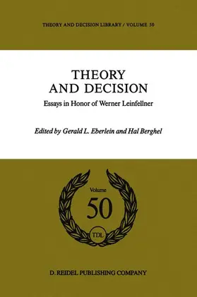 Eberlein / Berghel |  Theory and Decision | Buch |  Sack Fachmedien