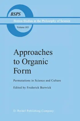 Burwick |  Approaches to Organic Form | Buch |  Sack Fachmedien