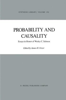 Fetzer | Probability and Causality | Buch | 978-90-277-2607-0 | sack.de