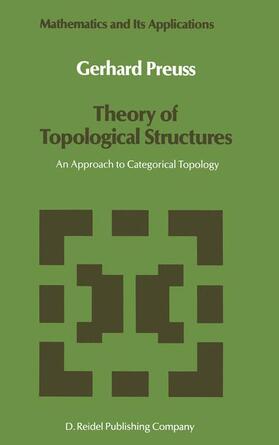 Preuß |  Theory of Topological Structures | Buch |  Sack Fachmedien