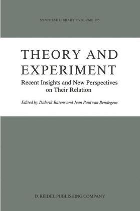 van Bendegem / Batens |  Theory and Experiment | Buch |  Sack Fachmedien