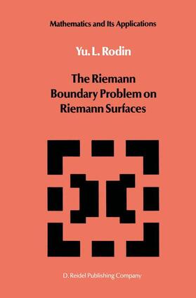 Rodin |  The Riemann Boundary Problem on Riemann Surfaces | Buch |  Sack Fachmedien