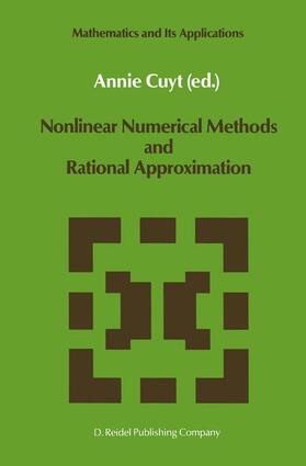 Cuyt |  Nonlinear Numerical Methods and Rational Approximation | Buch |  Sack Fachmedien