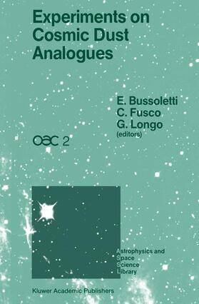 Bussoletti / Fusco / Longo |  Experiments on Cosmic Dust Analogues | Buch |  Sack Fachmedien