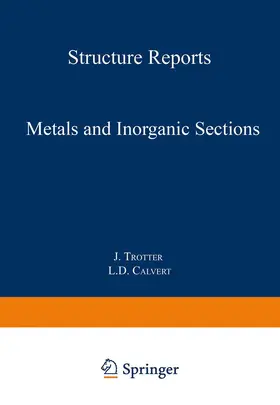 Trotter / Calvert |  Metals and Inorganic Sections | Buch |  Sack Fachmedien