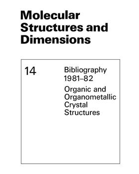 Kennard / Watson / Allen |  Molecular Structures and Dimensions | Buch |  Sack Fachmedien