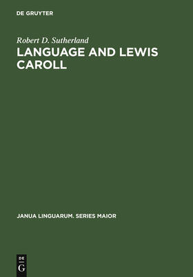 Sutherland |  Language and Lewis Caroll | Buch |  Sack Fachmedien