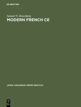 Rosenberg |  Modern French CE | Buch |  Sack Fachmedien