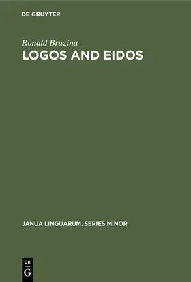 Bruzina |  Logos and Eidos | Buch |  Sack Fachmedien