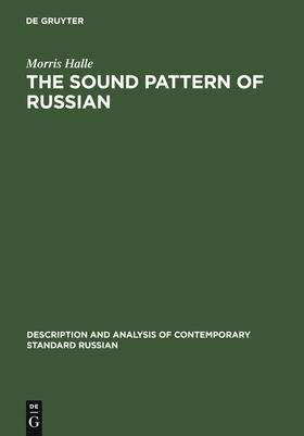 Halle |  The Sound Pattern of Russian | Buch |  Sack Fachmedien