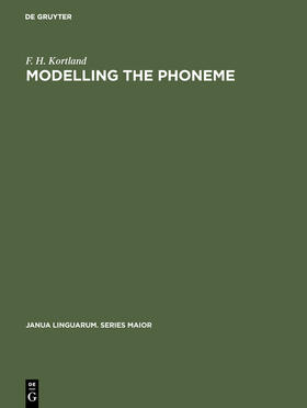 Kortland |  Modelling the Phoneme | Buch |  Sack Fachmedien