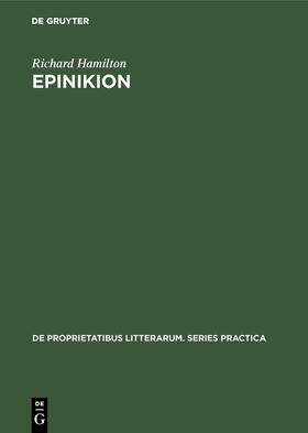 Hamilton |  Epinikion | Buch |  Sack Fachmedien