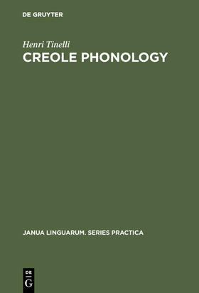Tinelli |  Creole Phonology | Buch |  Sack Fachmedien
