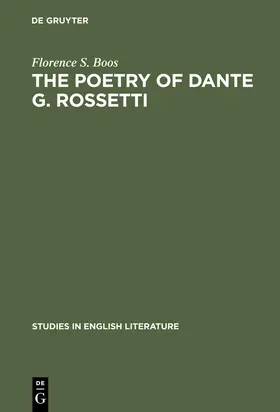 Boos |  The poetry of Dante G. Rossetti | Buch |  Sack Fachmedien