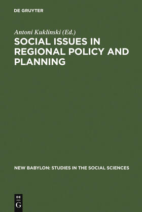 Kuklinski |  Social Issues in Regional Policy and Planning | Buch |  Sack Fachmedien
