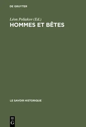 Poliakov |  Hommes et bêtes | Buch |  Sack Fachmedien