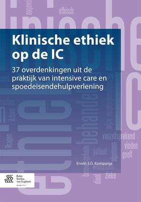 Kompanje |  Klinische ethiek op de IC | eBook | Sack Fachmedien