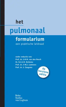 van den Bosch |  Het pulmonaal formularium | eBook | Sack Fachmedien