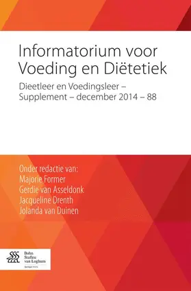 Former / van Asseldonk / Drenth |  Informatorium Voor Voeding En Diëtetiek | Buch |  Sack Fachmedien