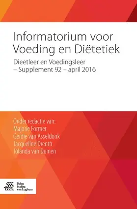 Former / van Asseldonk / Drenth |  Informatorium Voor Voeding En Diëtetiek | Buch |  Sack Fachmedien