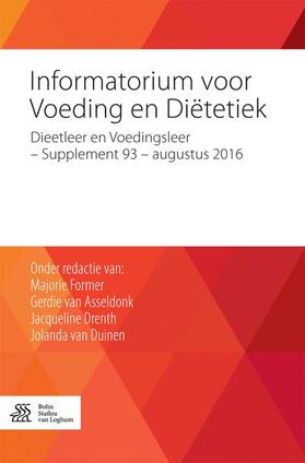 Former / van Duinen / van Asseldonk |  Informatorium voor Voeding en Diëtetiek | Buch |  Sack Fachmedien