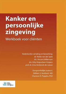 Spek / van der Spek / Willemsen |  Kanker En Persoonlijke Zingeving | Buch |  Sack Fachmedien