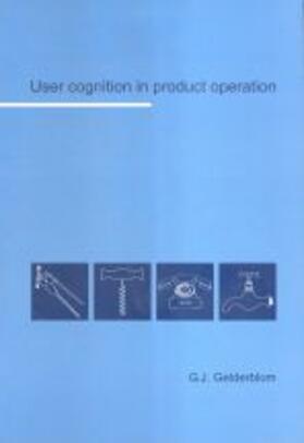 Gelderblom |  User cognition in product operation | Buch |  Sack Fachmedien