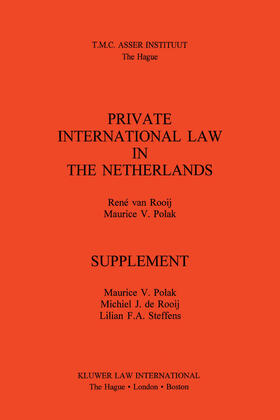 Van Rooij / Rooij |  Private International Law in the Netherlands | Buch |  Sack Fachmedien