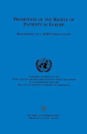 World Health Organization Staff |  Promotion of the Rights of Patients in Europe | Buch |  Sack Fachmedien