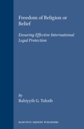 Tahzib |  Freedom of Religion or Belief | Buch |  Sack Fachmedien