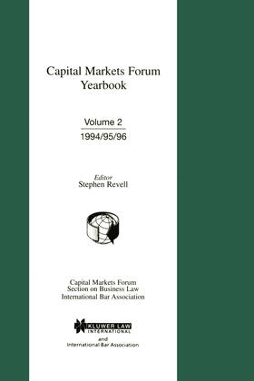 Revell |  Capital Markets Forum Yearbook: Vol 2 1994 - 1996 | Buch |  Sack Fachmedien