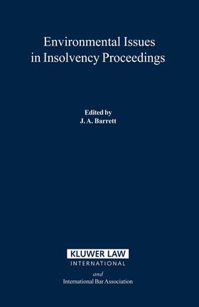 Barrett |  Environmental Issues in Insolvency Proceedings | Buch |  Sack Fachmedien