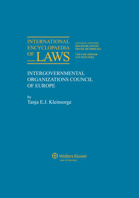 Wouters |  International Encyclopaedia of Laws: Intergovernmental Organizations | Loseblattwerk |  Sack Fachmedien