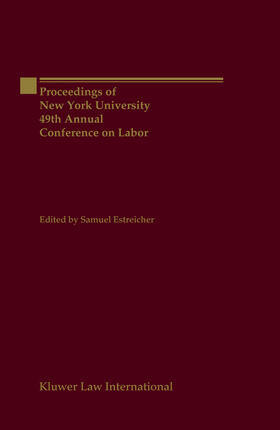 Estreicher |  Proceeding of New York University, 49th Annual Conference on Labor | Buch |  Sack Fachmedien