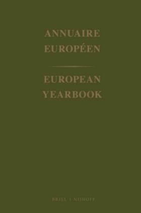 Chauvet |  European Yearbook / Annuaire Européen, Volume 45 (1997) | Buch |  Sack Fachmedien